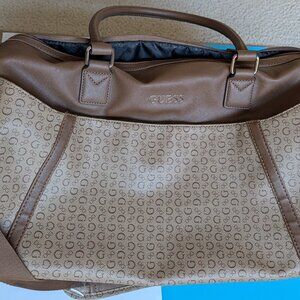 Large Guess Crossbody Bag - 18x9 Inches, roughly 11 inches high.